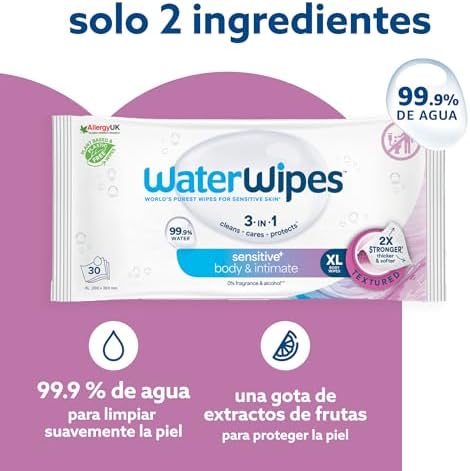 Higiene Corporal e Intima, 90 toallitas (3 paquetes), - Imagen 4
