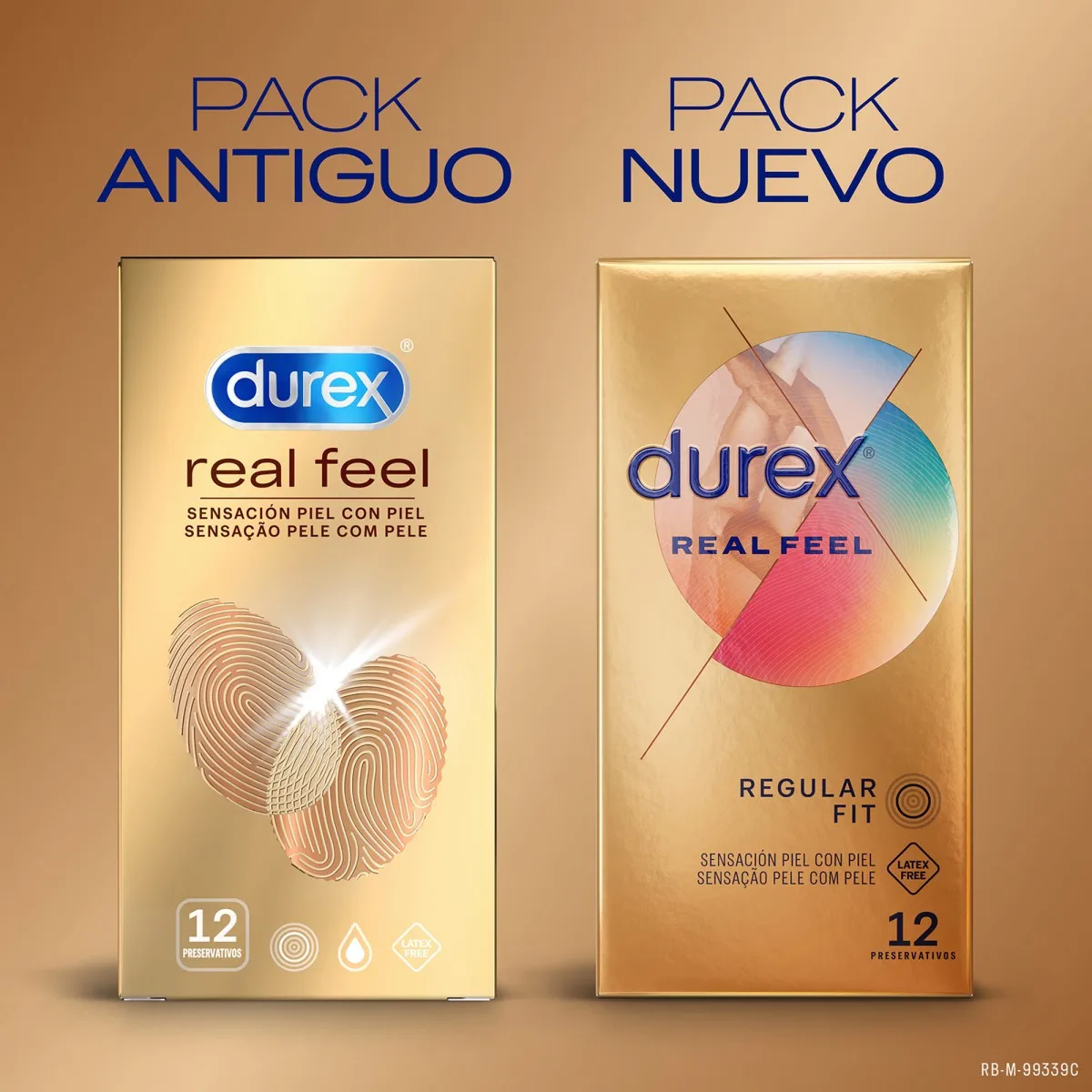 Durex - Preservativos Real Feel para Mayor Sensación Packs 12-24-48 - Imagen 5