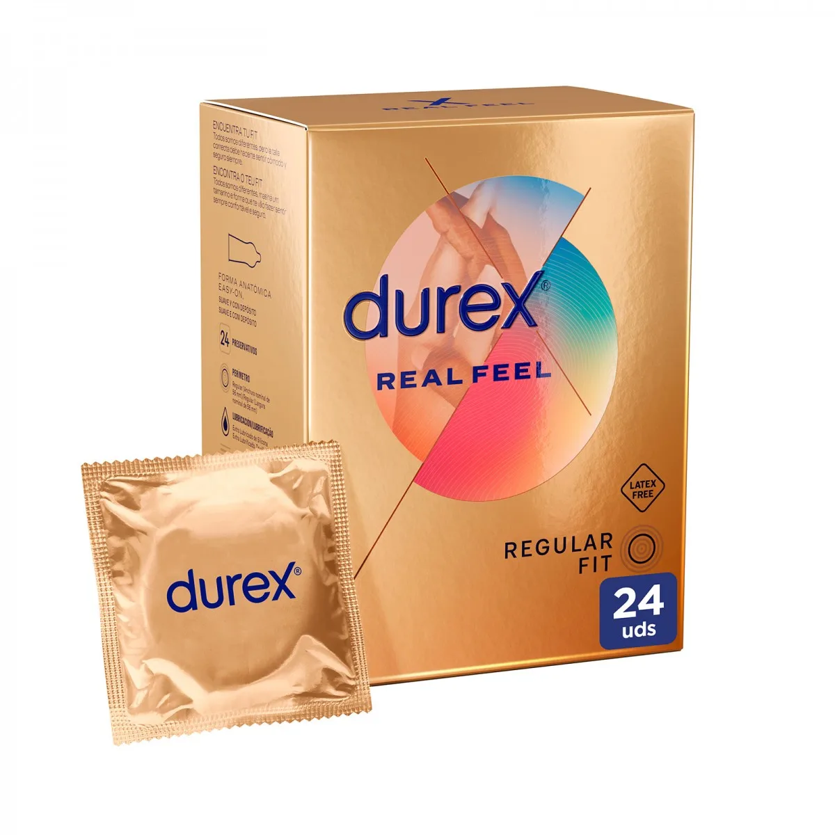 Durex - Preservativos Real Feel para Mayor Sensación Packs 12-24-48 - Imagen 8