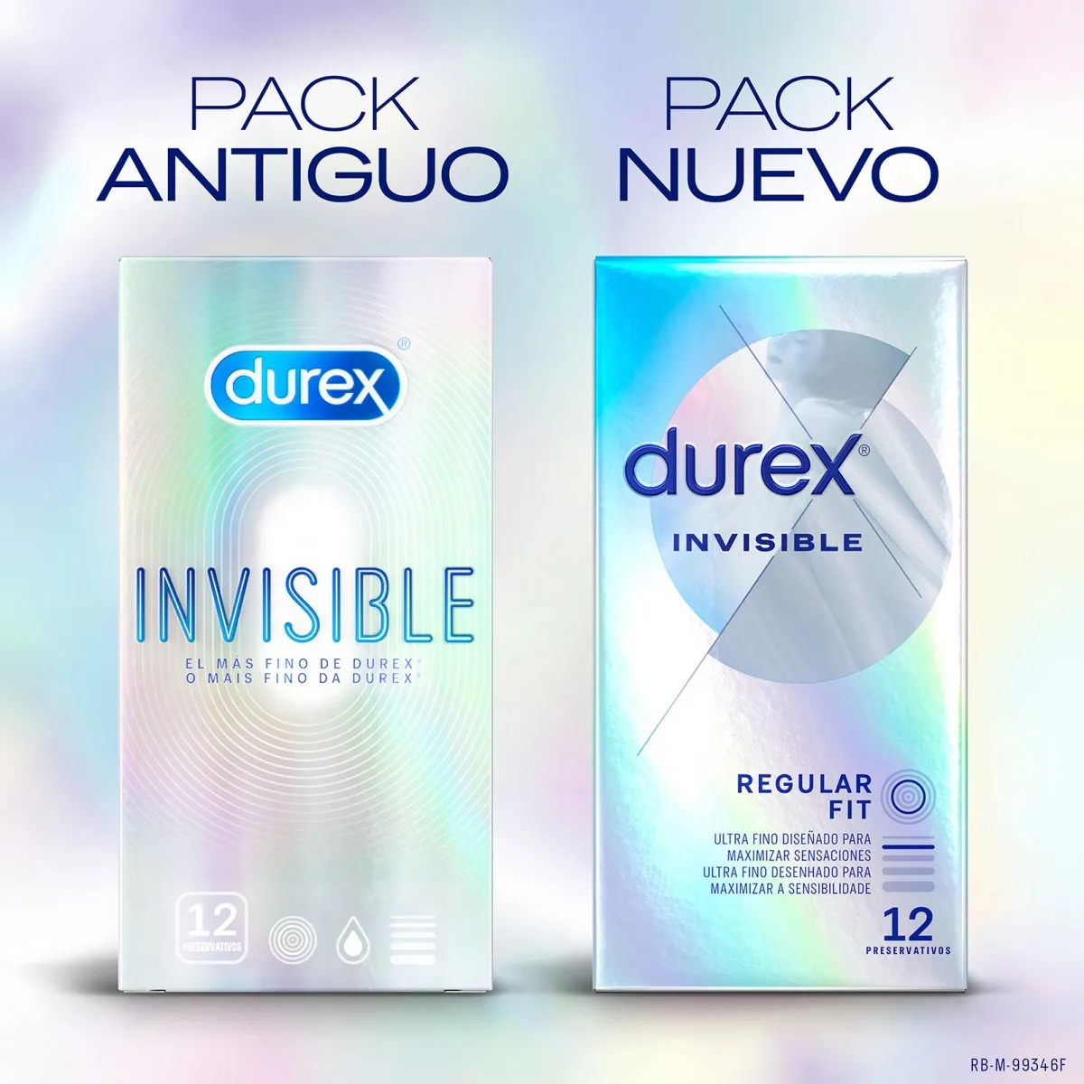 Durex - Preservativos Invisible para Mayor Sensación Packs 12-24-48 condones para un sexo seguro - Imagen 5