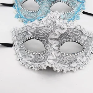 Máscara de media cara para adultos, máscaras de media cara Retro, fiesta veneciana, belleza, máscara de princesa
