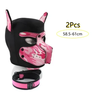 Accesorios para juegos de rol de animales para parejas, nueva máscara Sexy para perros, Cosplay de cachorros, disfraces exóticos,
