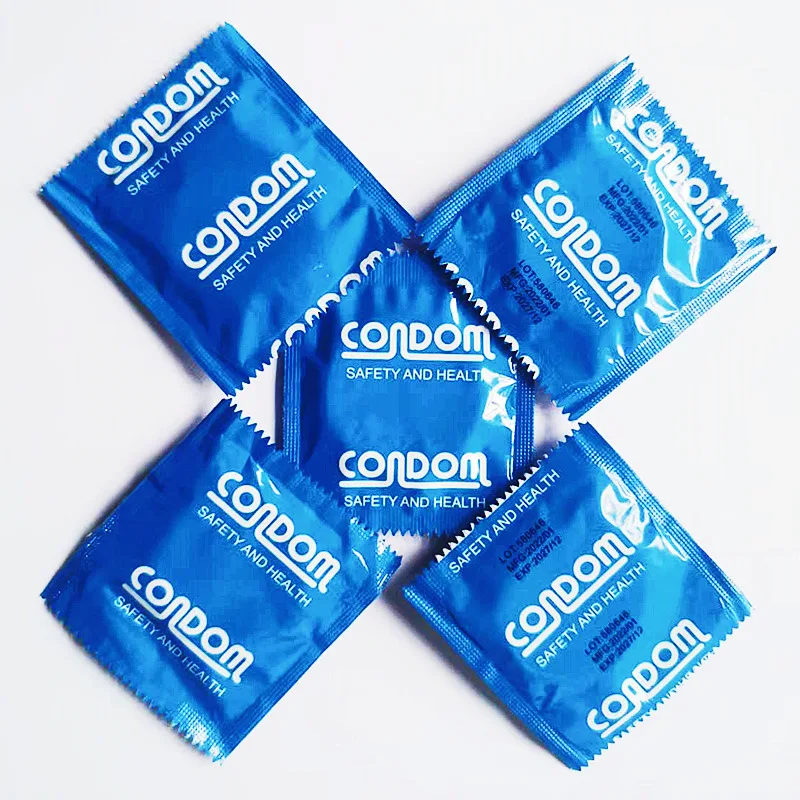 50/100 Uds condón ultrafino 52mm de ancho ácido hialurónico lubricación fundas para pene suministros anticonceptivos - Imagen 4
