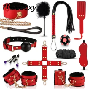 Kits de Bondage de cama erótica.