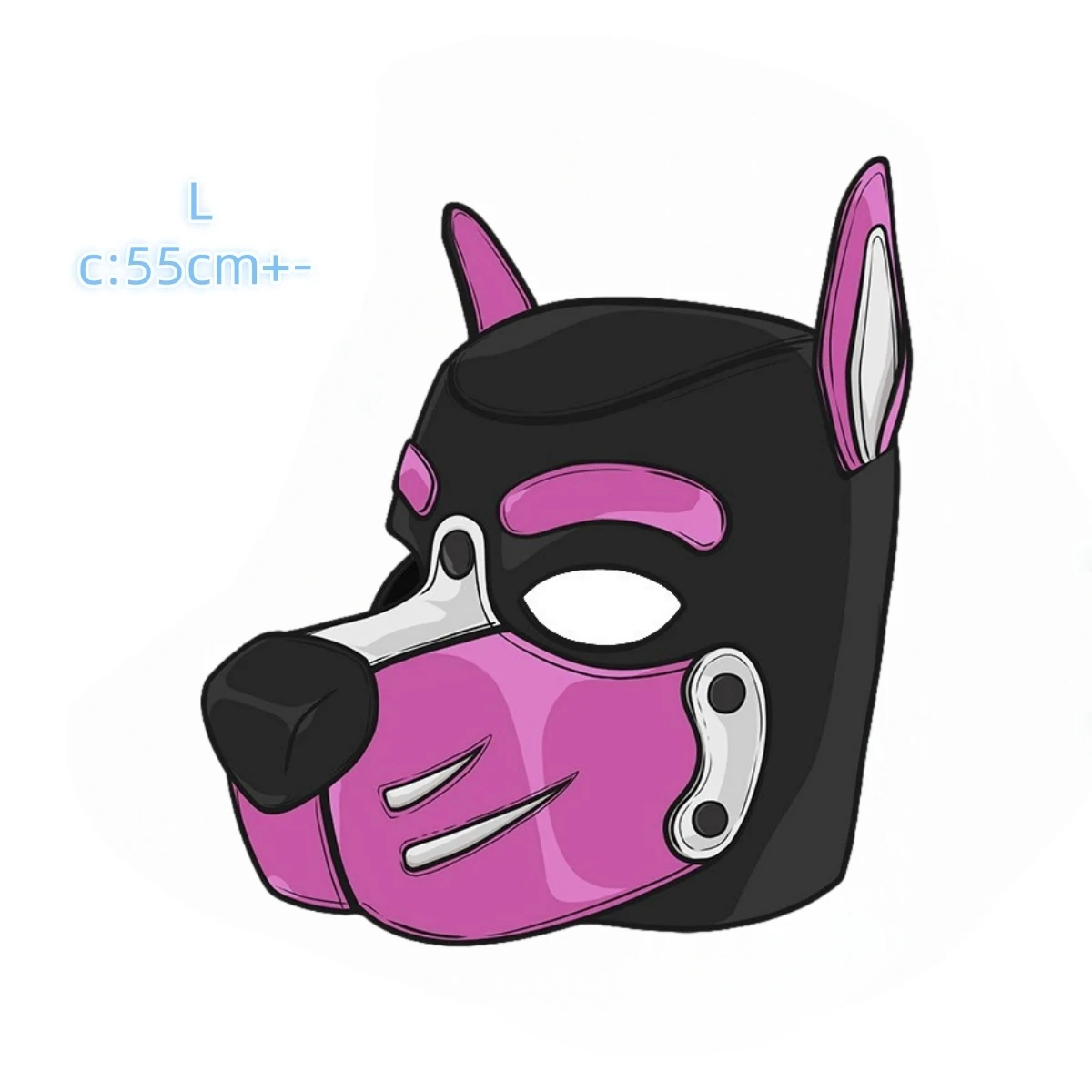 Disfraces sexys de moda Unisex, juego de marionetas de Halloween, juegos para parejas, máscaras fetiche de cara completa, capucha de látex, - Imagen 5