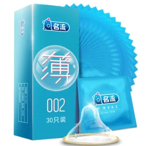 Condones súper ultrafinos 30 Uds   productos de látex de goma Natural funda para pene