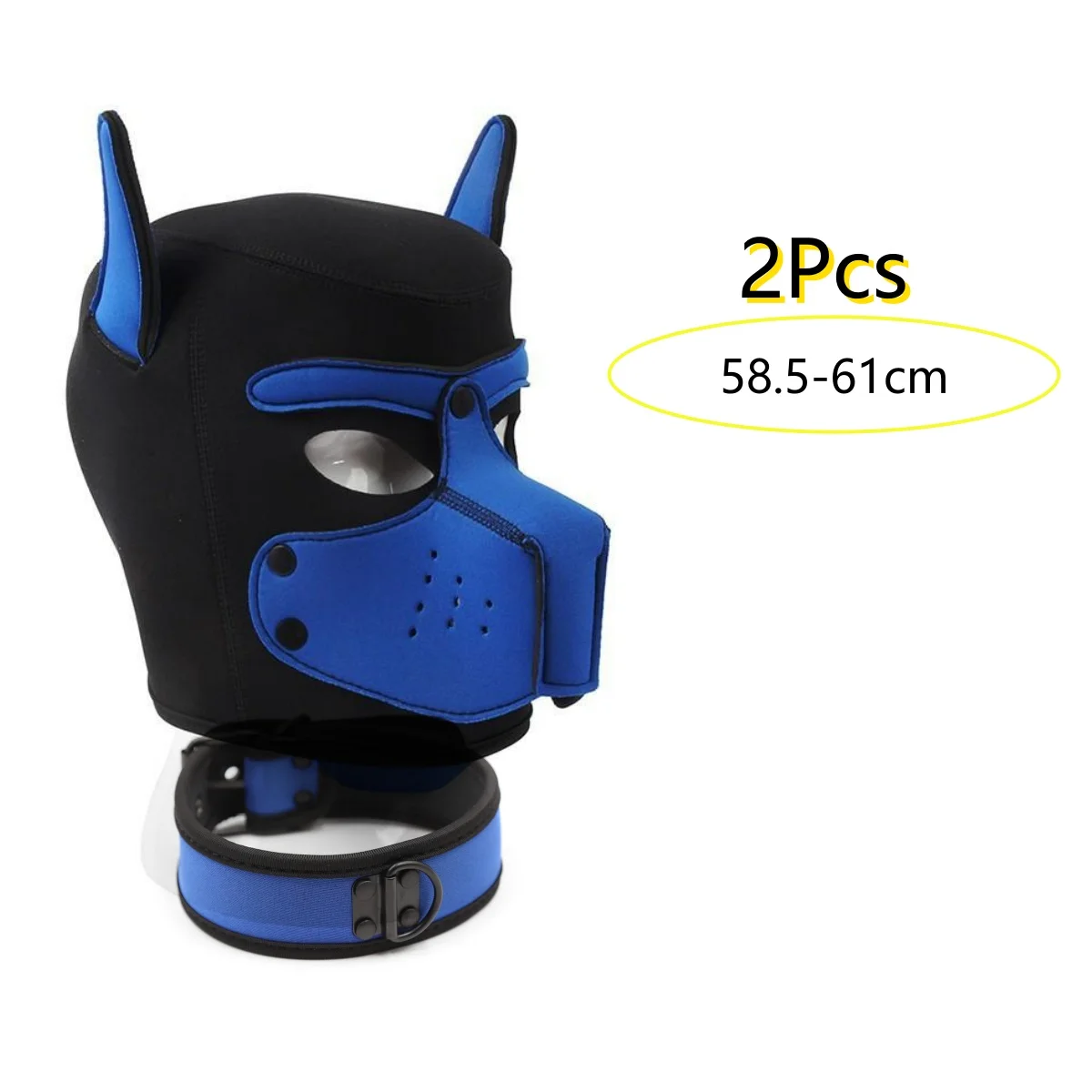 Accesorios para juegos de rol de animales para parejas, nueva máscara Sexy para perros, Cosplay de cachorros, disfraces exóticos, - Imagen 3