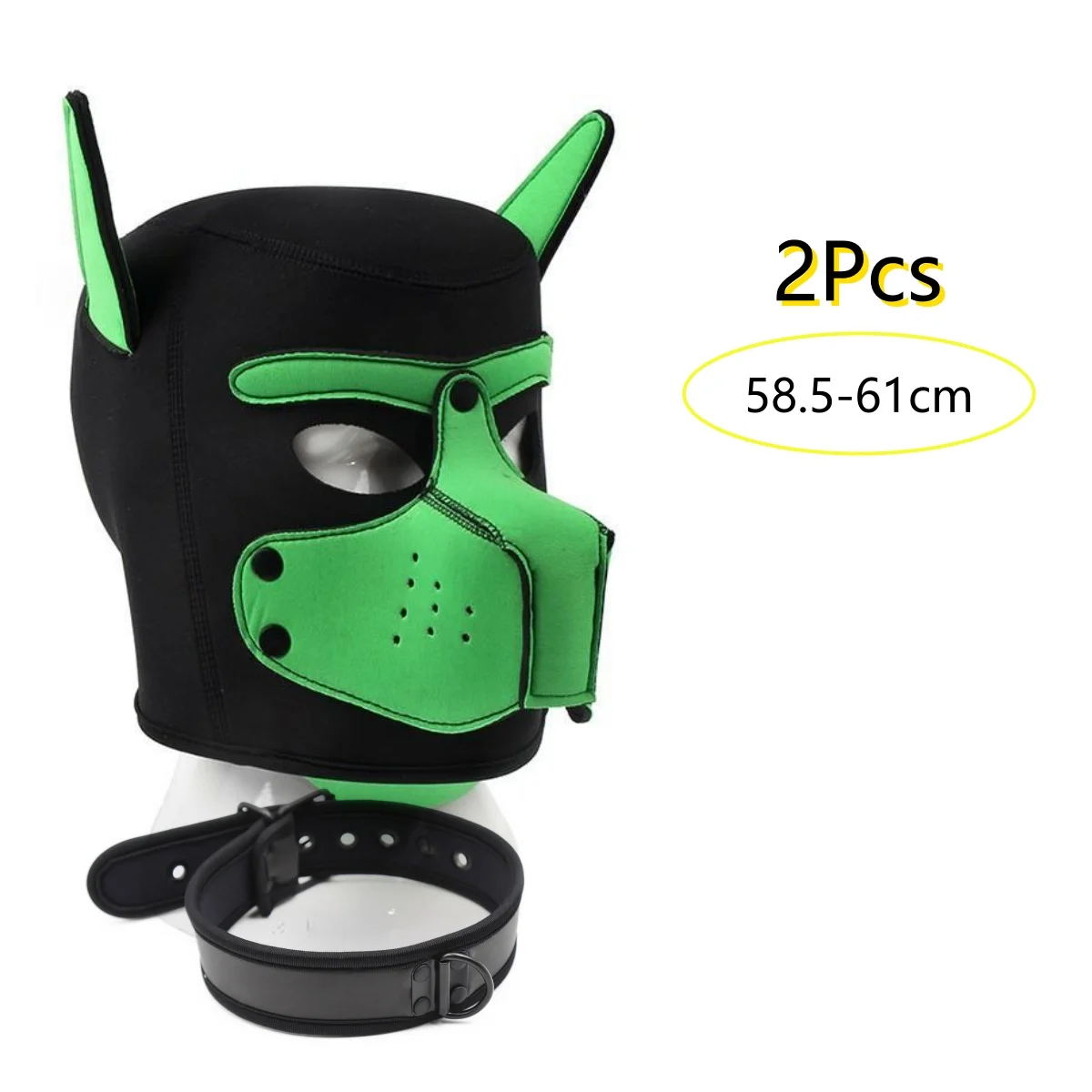 Accesorios para juegos de rol de animales para parejas, nueva máscara Sexy para perros, Cosplay de cachorros, disfraces exóticos, - Imagen 5