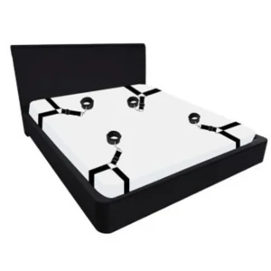 Juego de juguetes sexuales de sujeción para cama de Bondage BDSM, esposas femeninas adultas sexis, puños de sujeción para piernas, pareja SM, juegos de cama esclava, sistema de correa de juguete