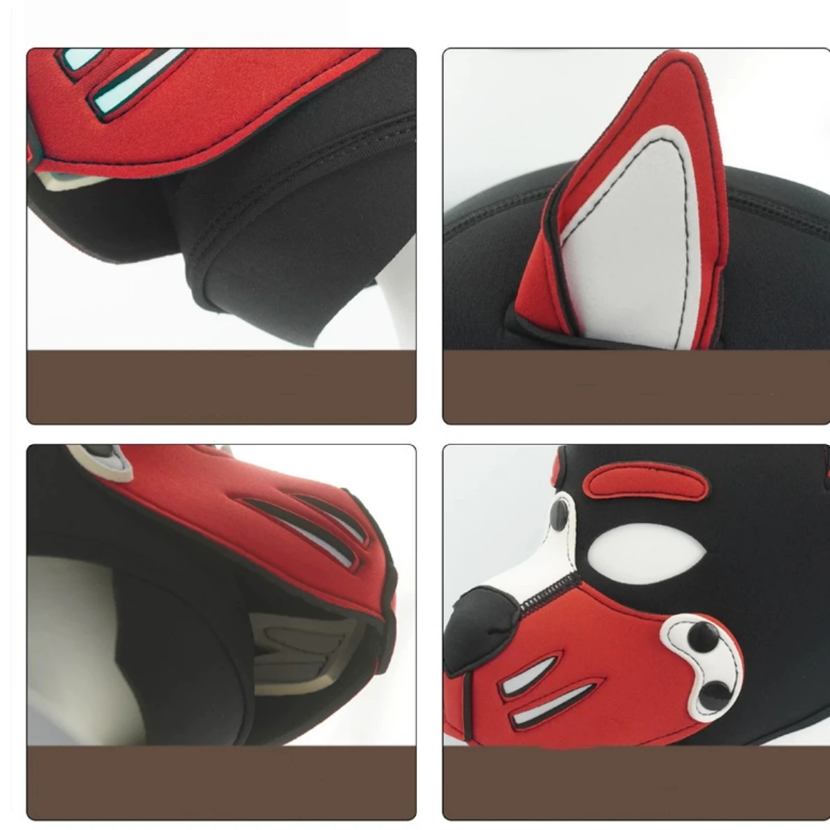 Disfraces sexys de moda Unisex, juego de marionetas de Halloween, juegos para parejas, máscaras fetiche de cara completa, capucha de látex, - Imagen 3