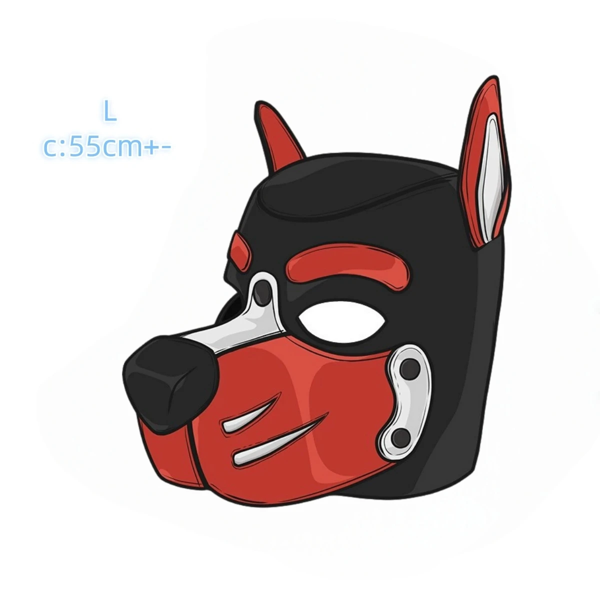Disfraces sexys de moda Unisex, juego de marionetas de Halloween, juegos para parejas, máscaras fetiche de cara completa, capucha de látex, - Imagen 6