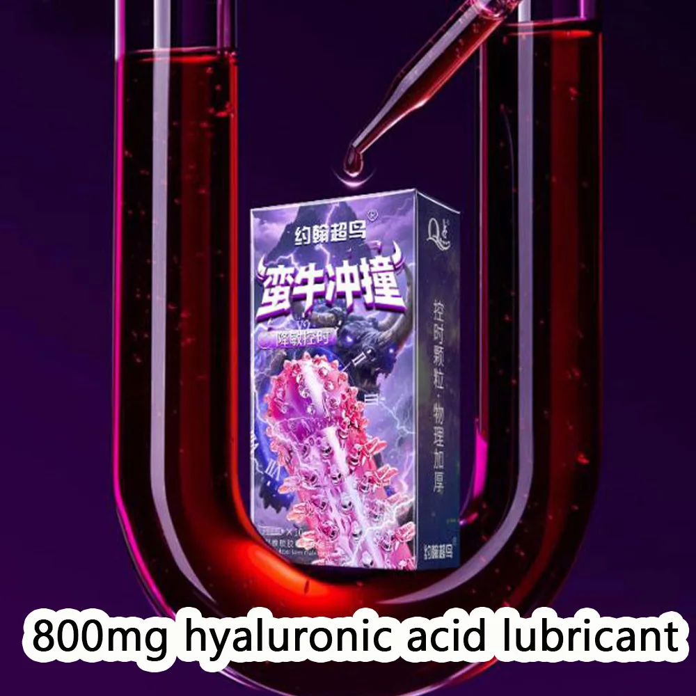 Condón Retardante para Hombres, Fundas para Pene con Punta Engrosada, Gránulos de Látex de Caucho Natural, - Imagen 3