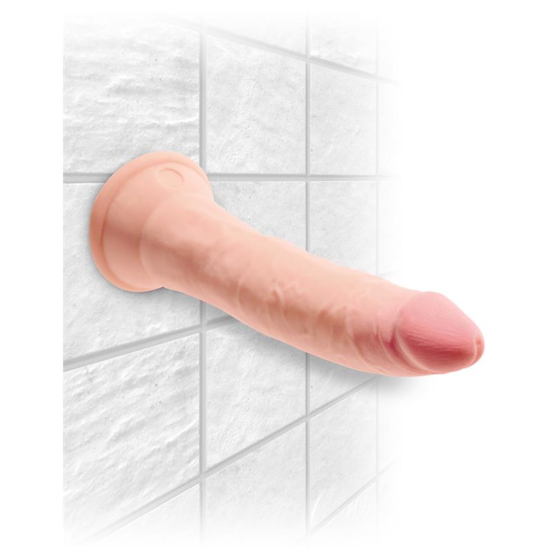 3D Dildo Triple Densidad Plus 7 Natural - Imagen 3