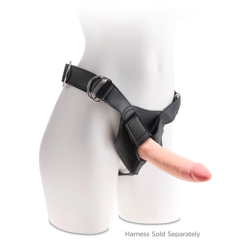 3D Dildo Triple Densidad Plus 7 Natural - Imagen 5