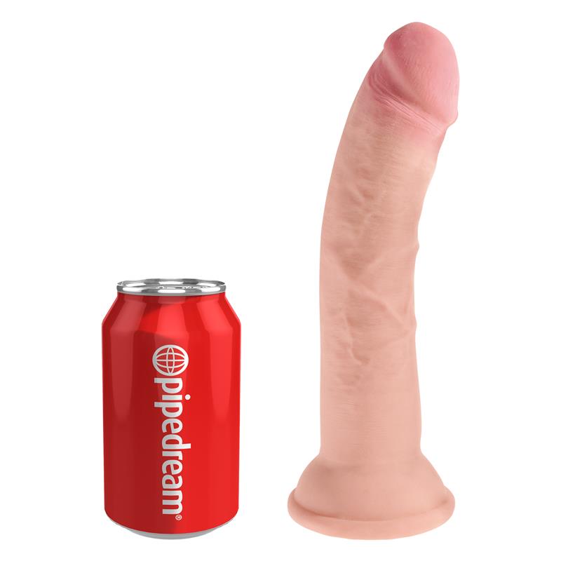 3D Dildo Triple densidad Plus 8 Natural - Imagen 3