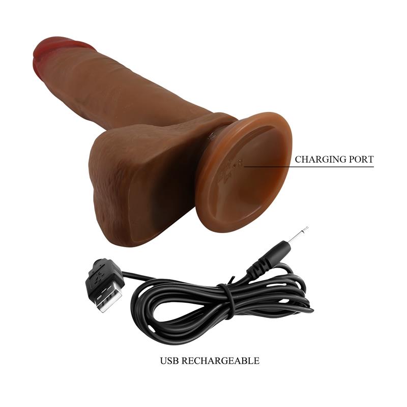 Abel Vibrador Realista con Rotación y Thrusting - Imagen 3