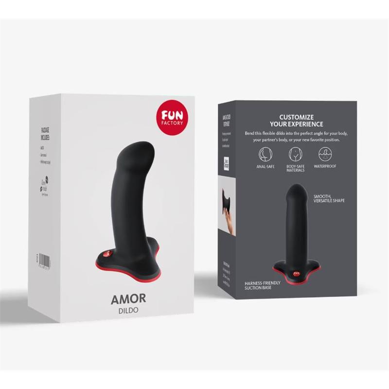 Amor Dildo Black/Red - Imagen 4