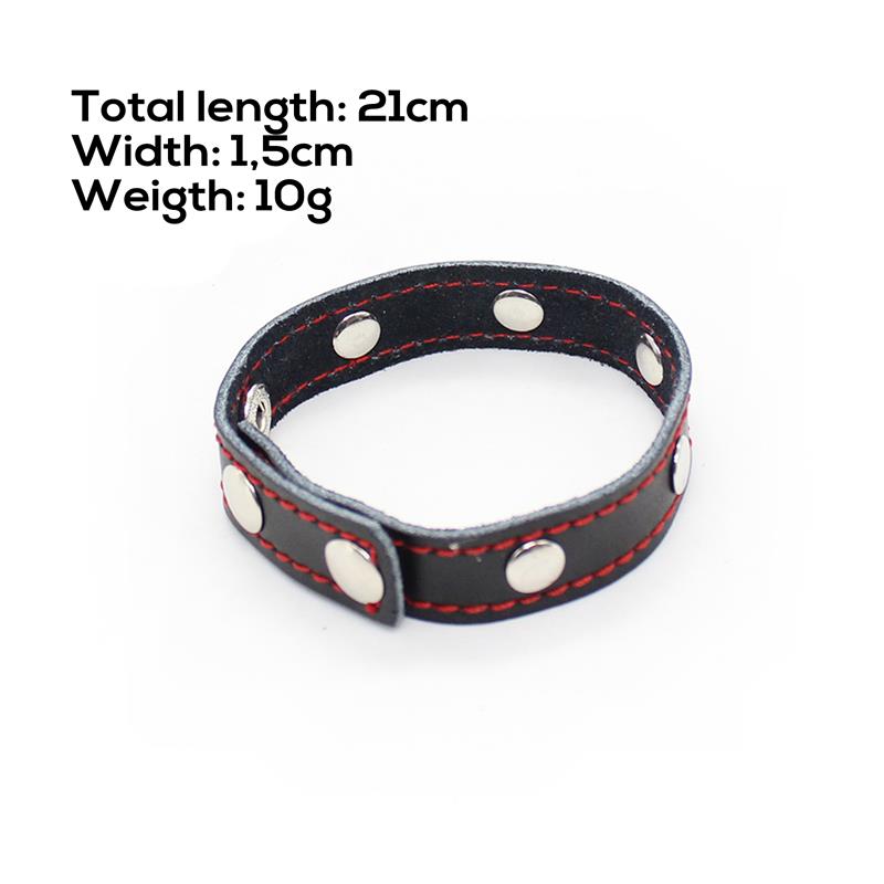 Anillo para el Pene Ajustable 21 cm x 1.5 cm - Imagen 4