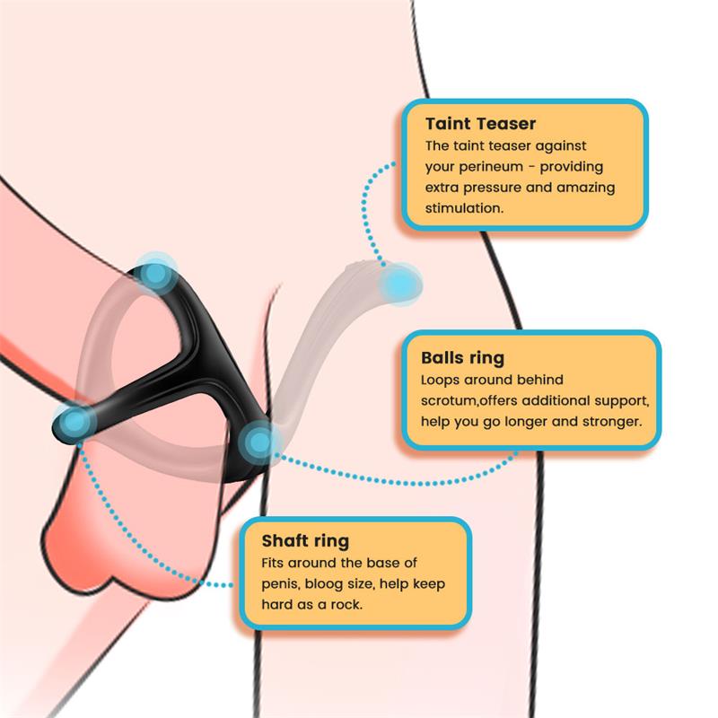 Anillo para el Pene con Estimulación Perianal - Imagen 6