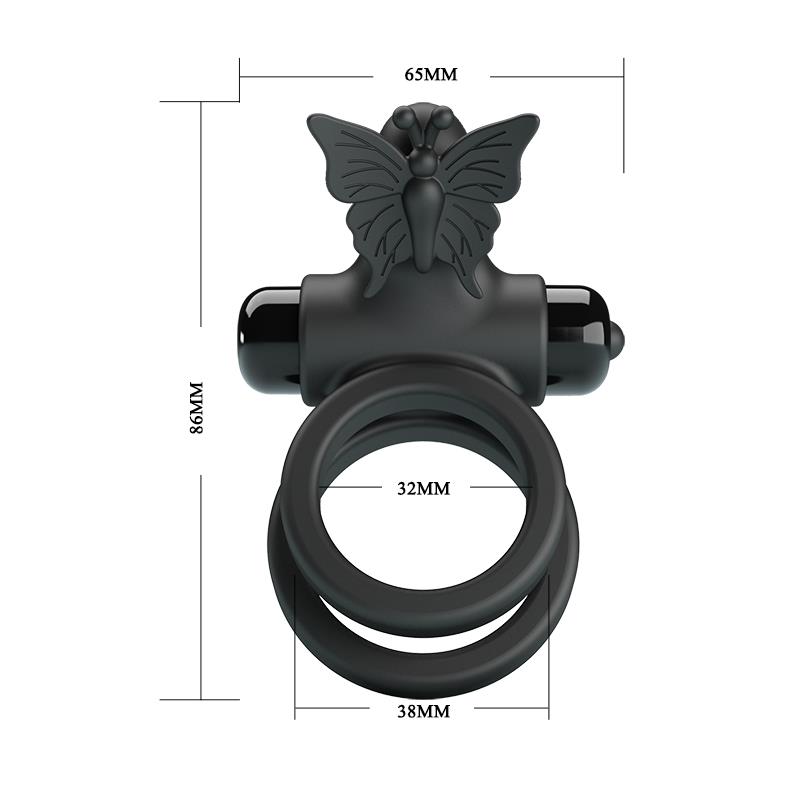 Anillo para el Pene Passionate Ring IX con Vibración - Imagen 4