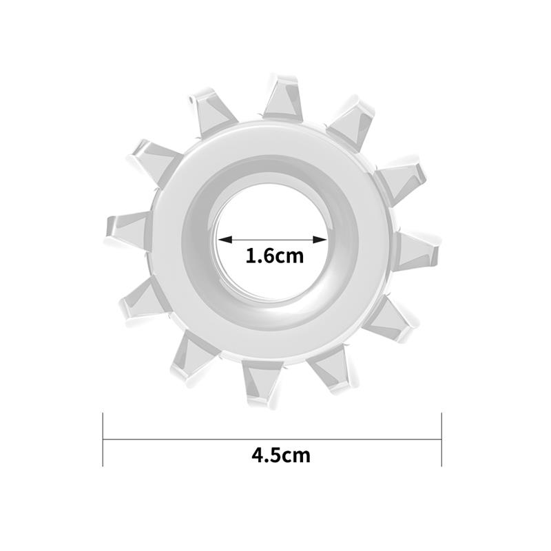 Anillo para el Pene Power Plus Transparente - Imagen 4