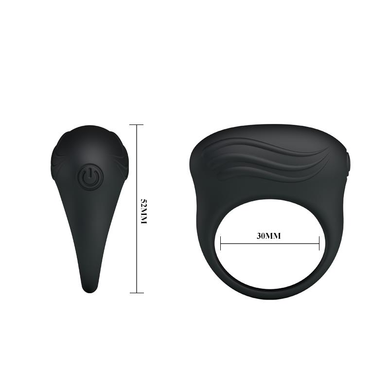 Anillo Vibrador Bertram Color Negro - Imagen 3