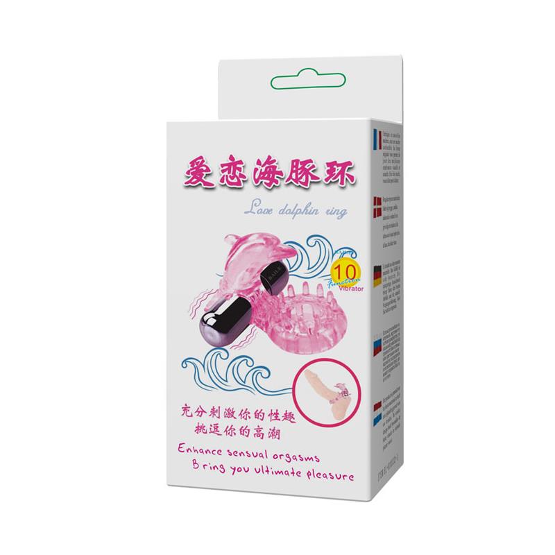 Anillo Vibrador Love Dolphig Ring Rosa - Imagen 4