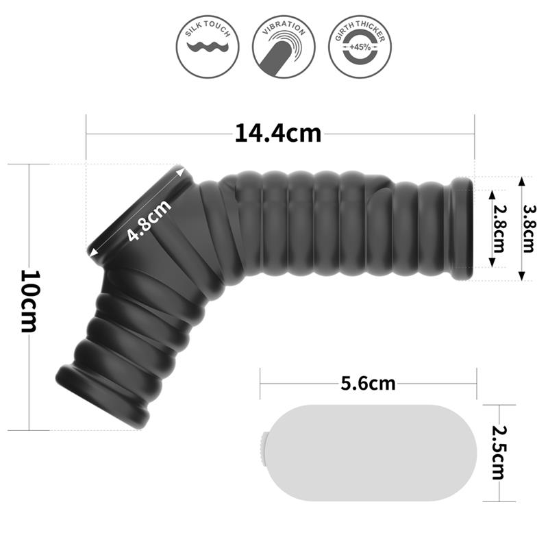 Anillo Vibrador para Pene y Escroto Wave Knights - Imagen 3