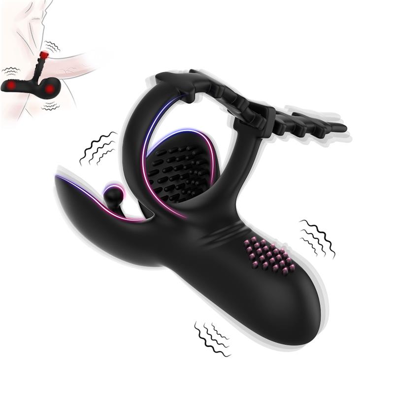 Anillo Vibrador para Pene y Testículos Ajustable - Imagen 4
