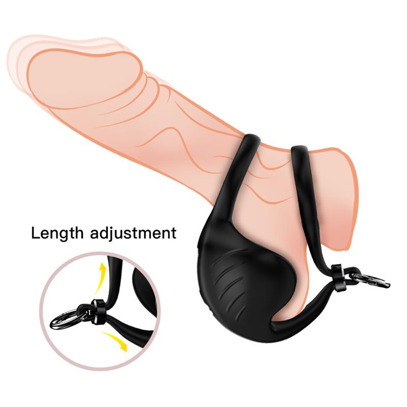 Anillo Vibrador para Pene y Testículos Ajustable - Imagen 4