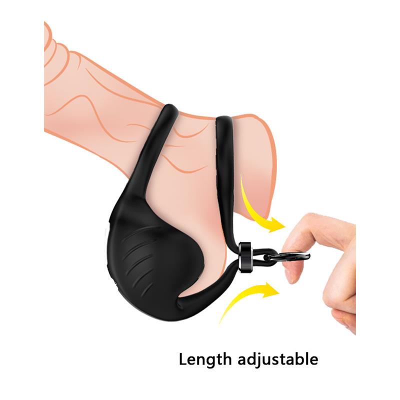 Anillo Vibrador para Pene y Testículos Ajustable - Imagen 5