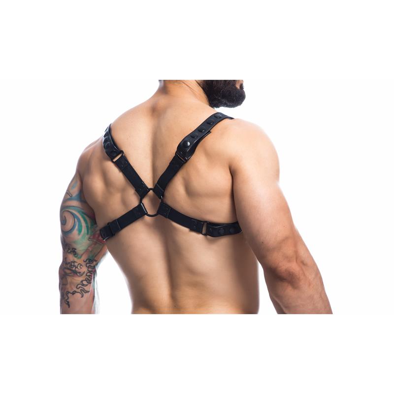 Arnés Bondage de Pecho Party Black Ajustable Talla Única - Imagen 3