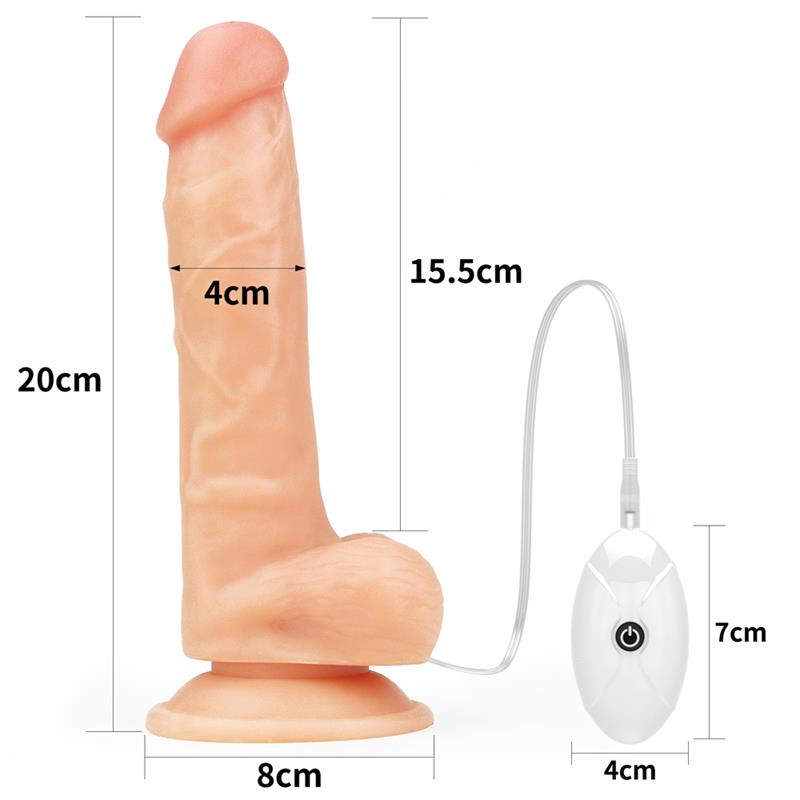 Arnés con Dildo con Vibración y Control Remoto 7.5 - Imagen 3