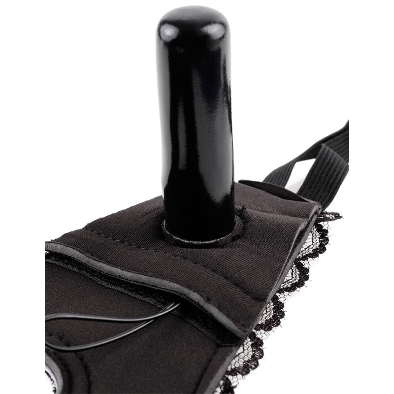 Arnés con Dildo con Vibración y Control Remoto Púrpura - Imagen 3