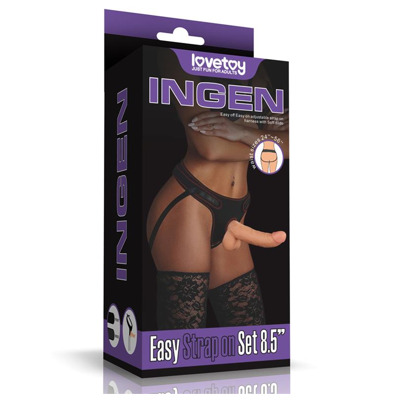 Arnés con Dildo Easy Strapon 8.5 - Imagen 5