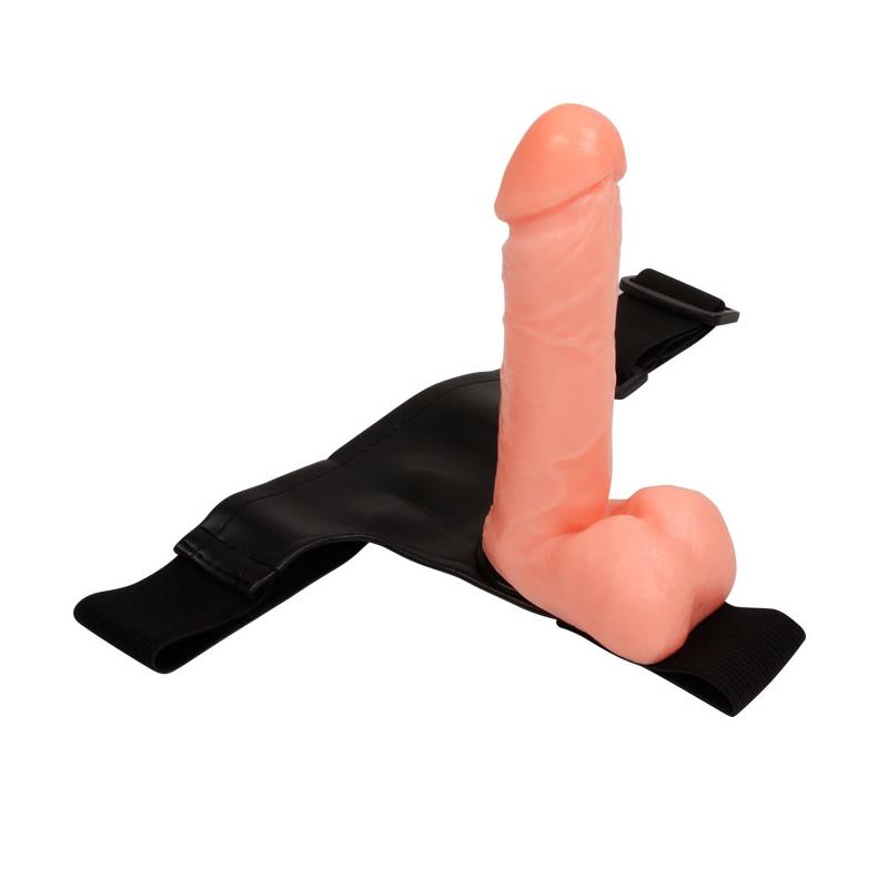 Arnés con Dildo y Testículos 17.5 cm - Imagen 3