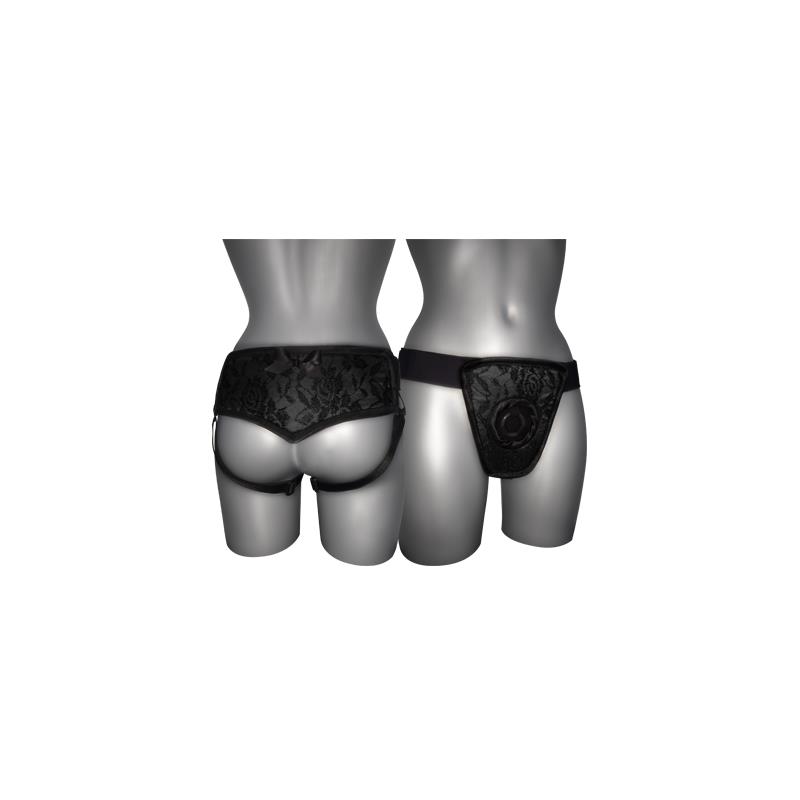 Arnés de Luxe Con Espalda Negro S - XL - Imagen 3