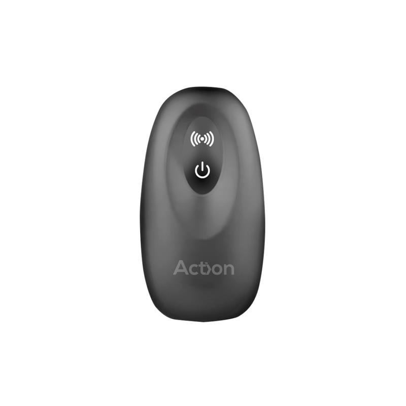 Asher Plug Anal con Control Remoto USB Magnético Negro - Imagen 5
