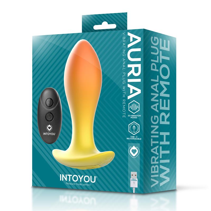 Auria Plug Anal con Vibración y Control Remoto USB-C - Imagen 3