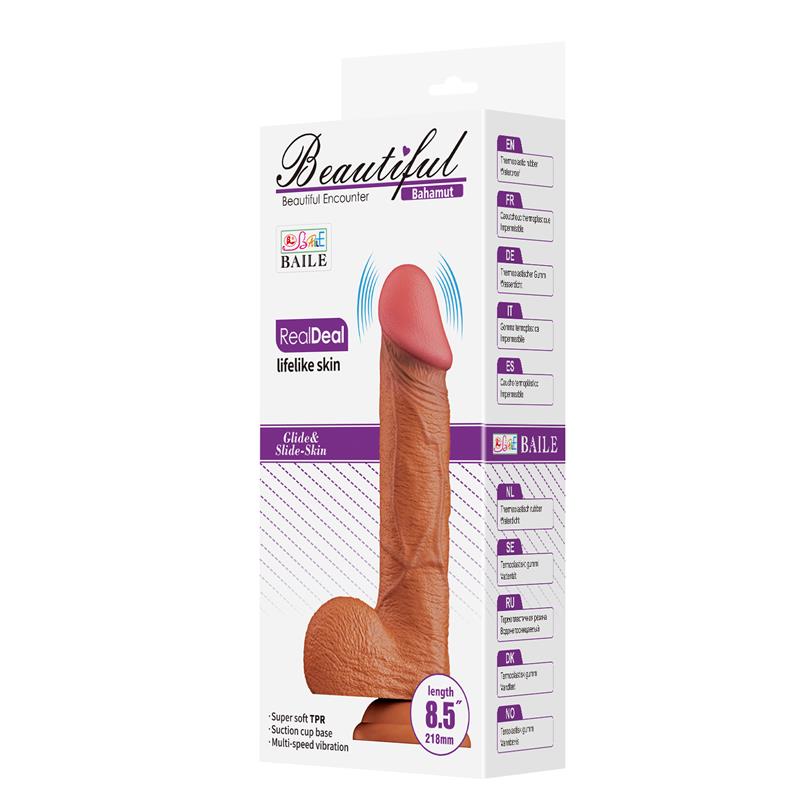 Bahamut Dildo con Vibración y Control Remoto 8.5 - Imagen 3