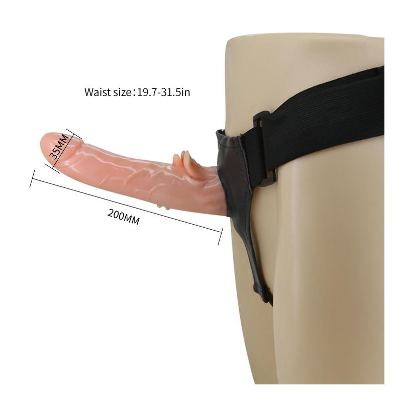 Baile Arnés con Dildo y Control Remoto 18 cm - Imagen 4