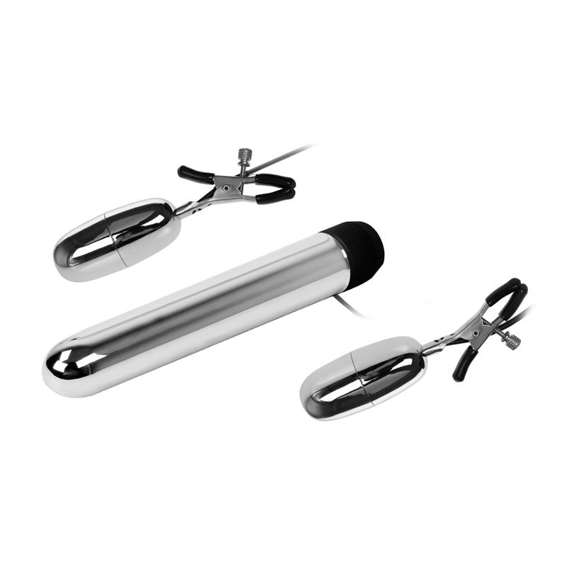 Baile Set Bala Vibrador y Pinzas para Pezones con Vibración Turbo - Imagen 6