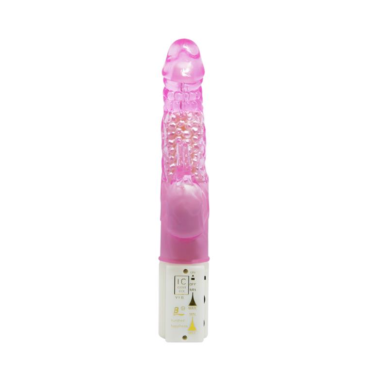 Baile Vibrador Transparente Color Rosa - Imagen 5