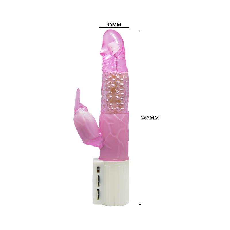 Baile Vibrador Transparente Color Rosa - Imagen 6