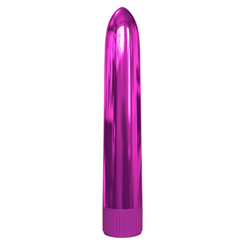 Bala Vibradora Rosa Metálico 18 cm - Imagen 3