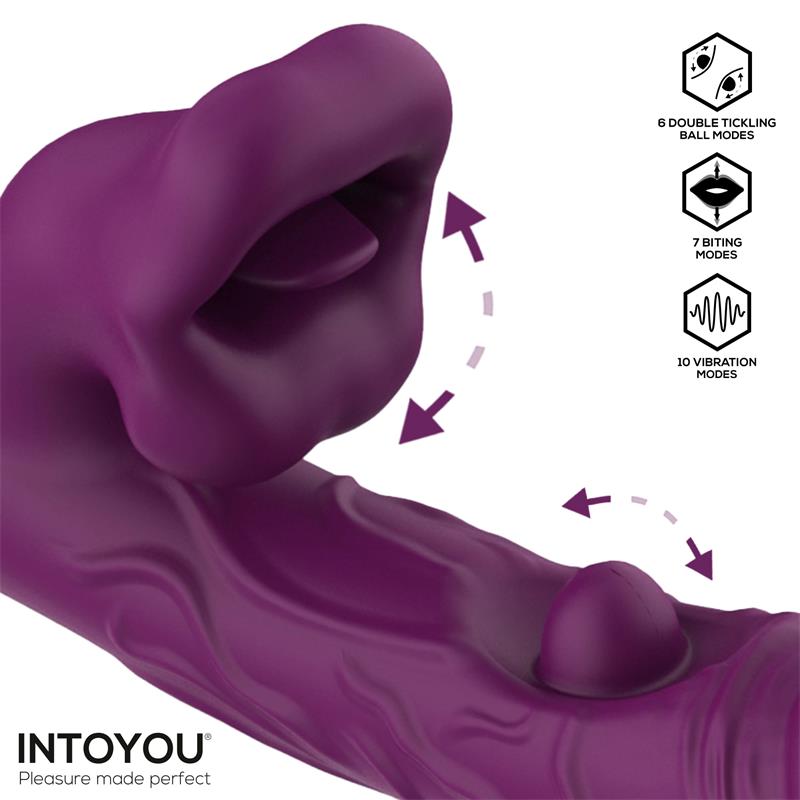 Bella Vibrador Doble Bola Cosquilleante y Mordisqueo 3 Motores - Imagen 3