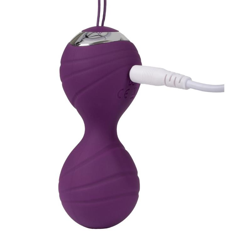 Bolas Kegel con Vibración con Control Remorto Cannes Purpura - Imagen 3