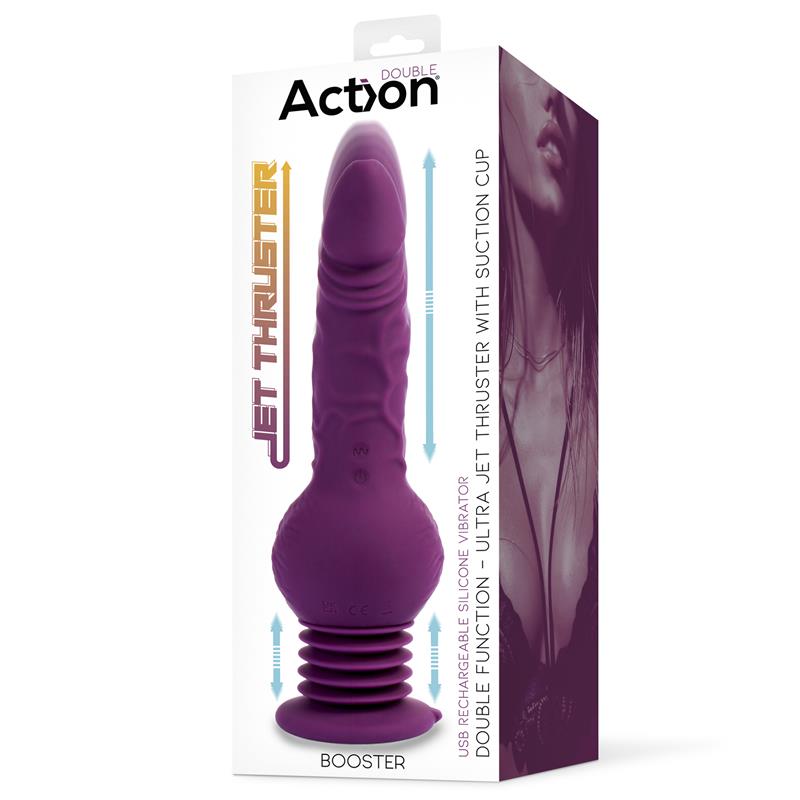Booster Vibrador con Thrusting Ultra Jet Thruster con Potente Ventosa - Imagen 4