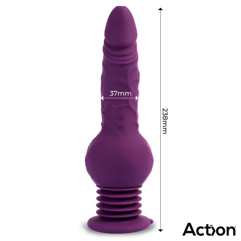 Booster Vibrador con Thrusting Ultra Jet Thruster con Potente Ventosa - Imagen 5