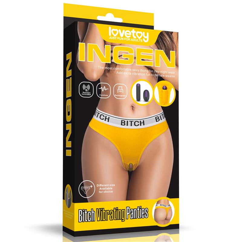 Braguita Abierta con Bala Vibradora y Control Remoto Talla M - Imagen 3